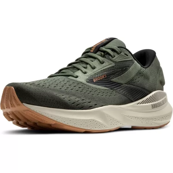 imageBrooks Mens Adrenaline GTS 24 Supportive Running ShoeThymeBlackPelican