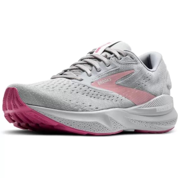 imageBrooks Womens Adrenaline GTS 24 Supportive Running ShoeAlloyWhiteZephyr