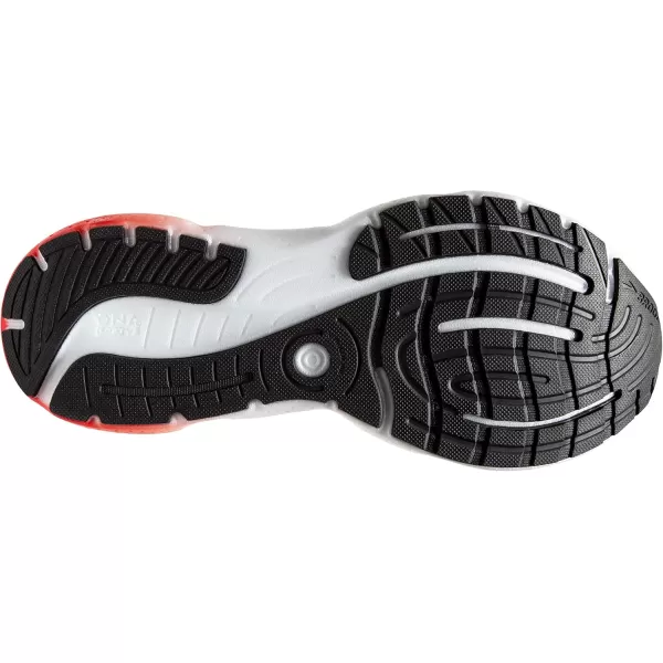 imageBrooks Mens Glycerin 20 Running ShoeBlackBlackened PearlFiery Red