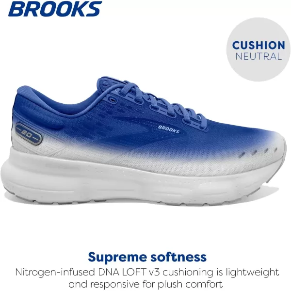 imageBrooks Mens Glycerin 20 Running ShoeBlueLilacWhite