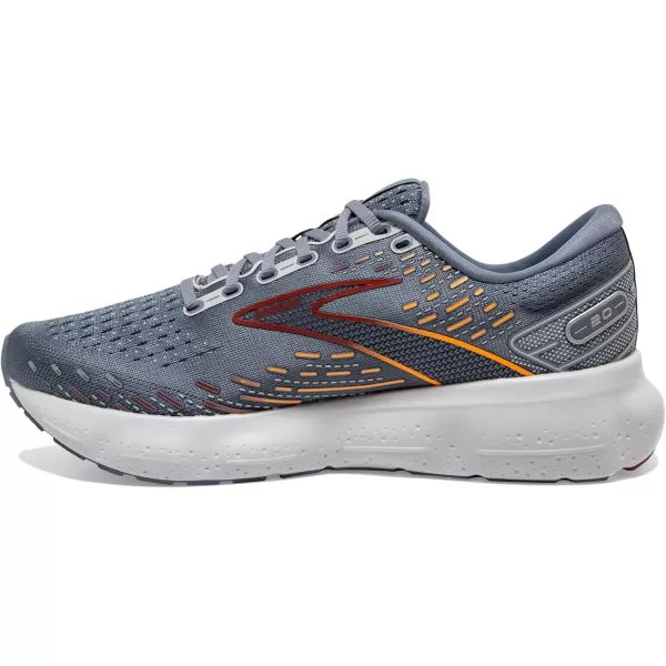 imageBrooks Mens Glycerin 20 Running ShoeGreyChili OilOrange