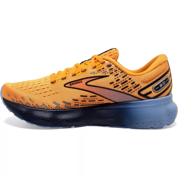 imageBrooks Mens Glycerin 20 Running ShoeOrangeBlackBlue