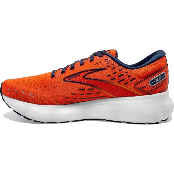 imageBrooks Mens Glycerin 20 Running ShoeOrangeTitanFlame
