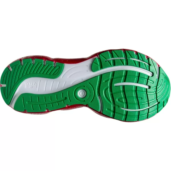imageBrooks Mens Glycerin 20 Running ShoeRed AlertWhiteCaramel