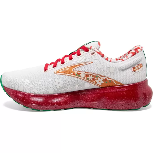 imageBrooks Mens Glycerin 20 Running ShoeRed AlertWhiteCaramel
