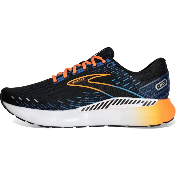 imageBrooks Mens Glycerin GTS 20 Running Shoe  Wide WidthBlackClassic BlueOrange