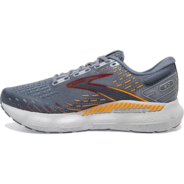 imageBrooks Mens Glycerin GTS 20 Running Shoe  Wide WidthGreyChili OilOrange