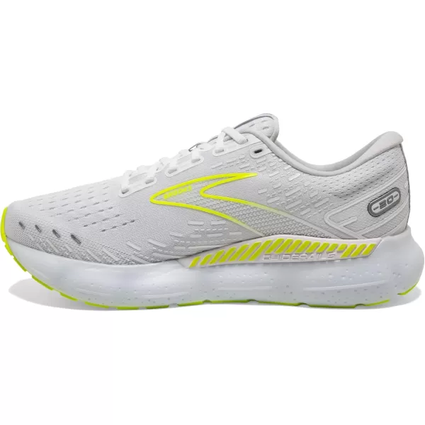 imageBrooks Mens Glycerin GTS 20 Running Shoe  Wide WidthWhiteNightlife