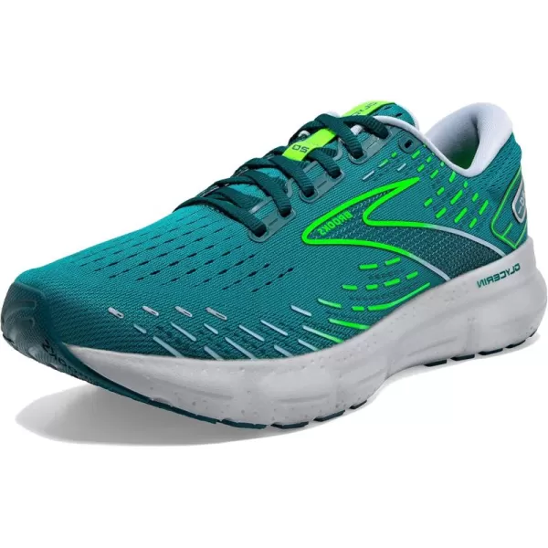 imageBrooks Mens Glycerin 20 Running ShoeKayakingHeronGreen Gecko