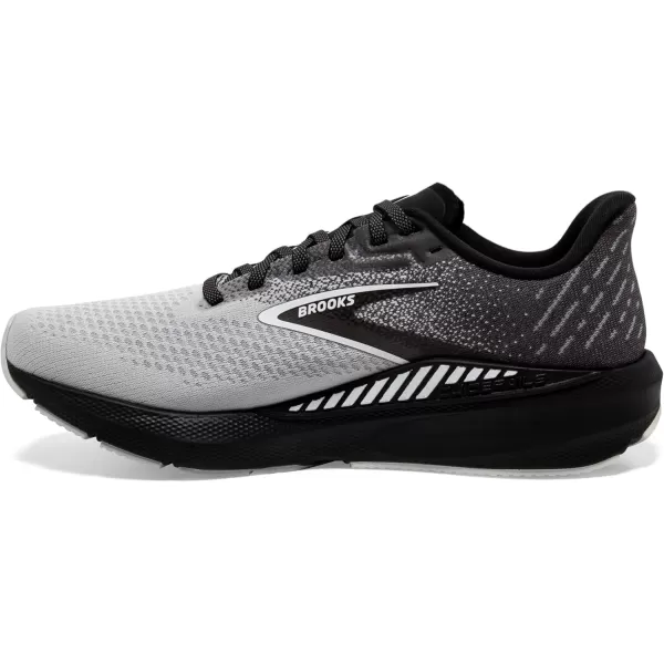 imageBrooks Mens Launch GTS 10 Running ShoeBlackBlackened PearlWhite