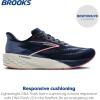 imageBrooks Womens Launch 11 Neutral Running ShoePeacoatBluePeach