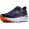 imageBrooks Mens Glycerin GTS 22 Supportive Running ShoePeacoatBlue RibbonOrange