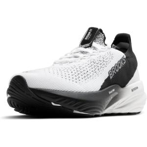 imageBrooks Mens Glycerin Stealthfit 22 Neutral Running ShoeWhiteGreyBlack