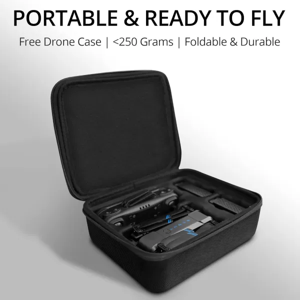 EXO Scout  Drone with Camera for Adults or Kids Drone Kit with 2 Batteries Free Carry Case HD 1080p Video 3 Speeds Auto TakeOffLand Intelligent AI Modes ampamp MoreBlack