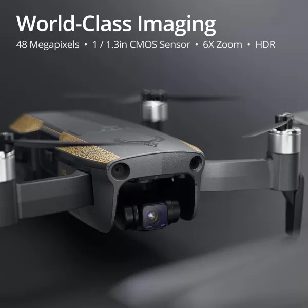 EXOTech BlackHawk 3 Pro FAA Approved Drone Professional 4K HDR Camera  UltraLong Flight Time with Advanced Navigation and Sport Modes BlackBlack