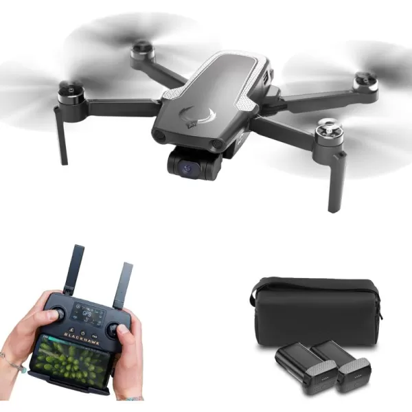 EXO Mini  Professional 4K UHD Long Range Drone with 4K Camera 40 Minute Battery Life 5 Mile Range 12MP Photo FollowMe Return to Home and More  Ready to Fly ampamp Case Included Drone for Adults2 Batteries
