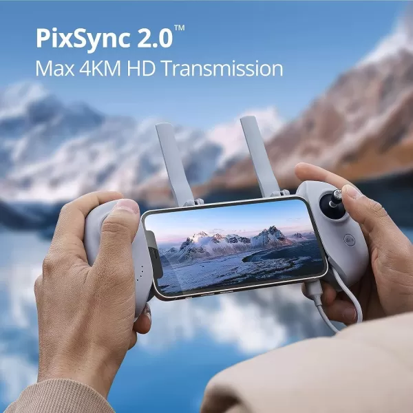 Potensic ATOM SE GPS Drone with 4K EIS Camera Under 249g 62 Mins Flight 4KM FPV Transmission Brushless Motor Max Speed 16ms Auto Return Lightweight and Foldable Drone for Adults BeginnerFly More Combo
