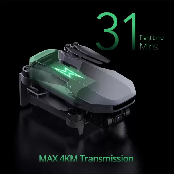 Potensic ATOM SE GPS Drone with 4K EIS Camera Under 249g 62 Mins Flight 4KM FPV Transmission Brushless Motor Max Speed 16ms Auto Return Lightweight and Foldable Drone for Adults BeginnerExpansion Kit