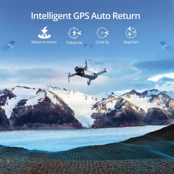 Potensic ATOM SE GPS Drone with 4K EIS Camera Under 249g 62 Mins Flight 4KM FPV Transmission Brushless Motor Max Speed 16ms Auto Return Lightweight and Foldable Drone for Adults BeginnerExpansion Kit