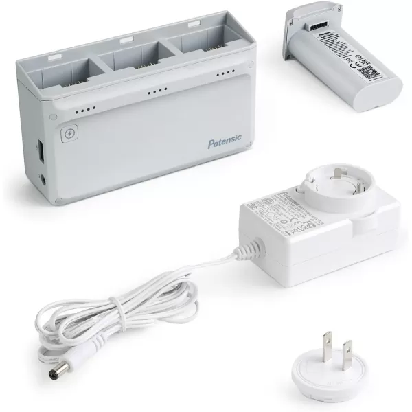 Potensic Atom SE Parallel Charging Hub Smart Battery and Super Quick Charge Adapter Pack of 1 Batteries in This Set is for Atom SE Only