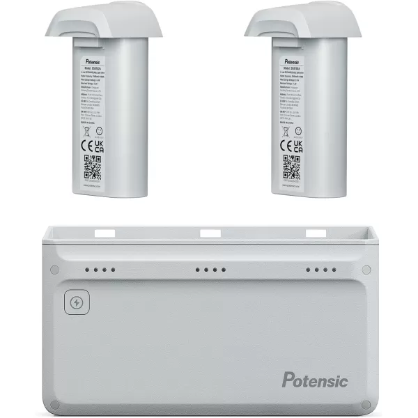 Potensic Atom SE Parallel Charging Hub with 2 Smart Batteries and 1 Super Quick Charge Adapte Batteries in This Set is for Atom SE Only