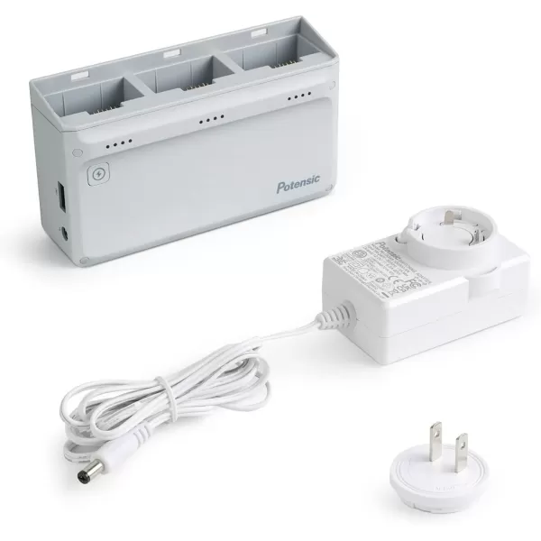Potensic Parallel Charging Hub and Super Quick Charge Adapter Pack of 1 Battery not Included