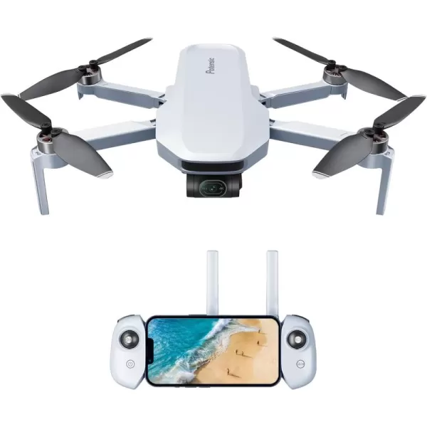 Potensic ATOM 3Axis Gimbal 4K GPS Drone Under 249g 96 Mins Flight Max 6KM Transmission Visual Tracking 4K30FPS QuickShots Lightweight for Adults and Beginners Fly More ComboStandard Kit