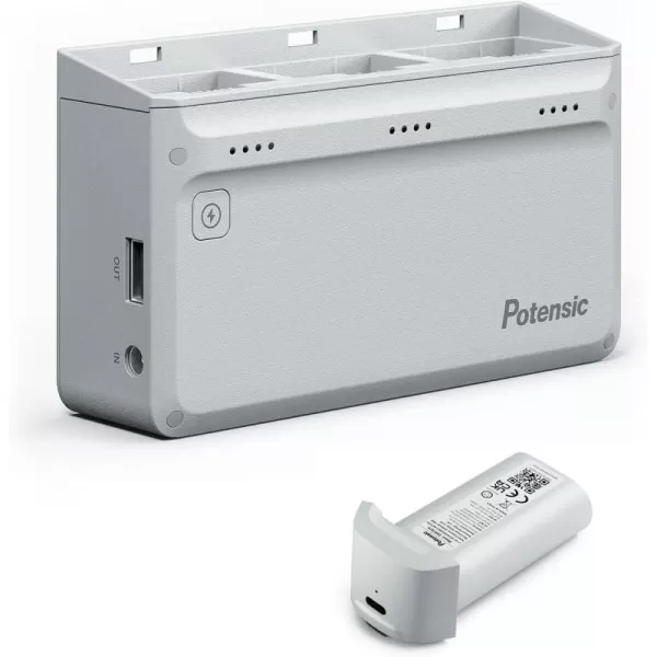 Potensic Atom SE Parallel Charging Hub Smart Battery and Super Quick Charge Adapter Pack of 1 Batteries in This Set is for Atom SE Only