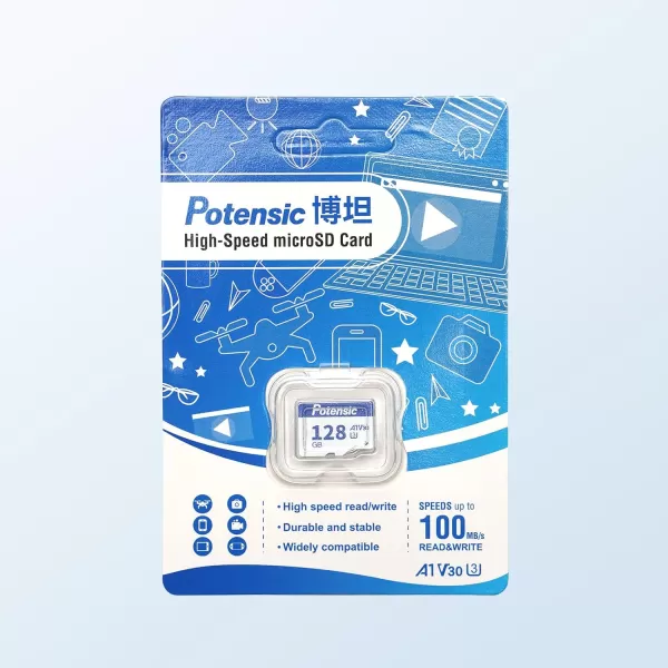 Potensic 128GB Micro Memory Card for Drones A1 U3 V30 Read Speed up to 100 MBs