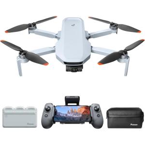 imagePotensic ATOM 2 Drone with Camera for Adults 4K Video 8K Photo Under 249g 3Axis Gimbal 10KM Transmission AI Track Vertical Shooting AI Night Shot QuickShots Fly More Combo 96Min FlightFly More Combo