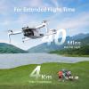 imagePotensic ATOM LT GPS Drone Under 249g 2 Batteries 80 Mins EIS 25K Camera 4KM FPV Transmission Brushless Motor Auto Return SurgeFly Entry Level Foldable Drone for Adults Beginner Expansion KitATOM LT Expansion Kit