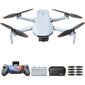 imagePotensic ATOM 2 Drone with Camera for Adults 4K Video 8K Photo Under 249g 3Axis Gimbal 10KM Transmission AI Track Vertical Shooting AI Night Shot Fly More Combo with 1 Extra Set of Propellers
