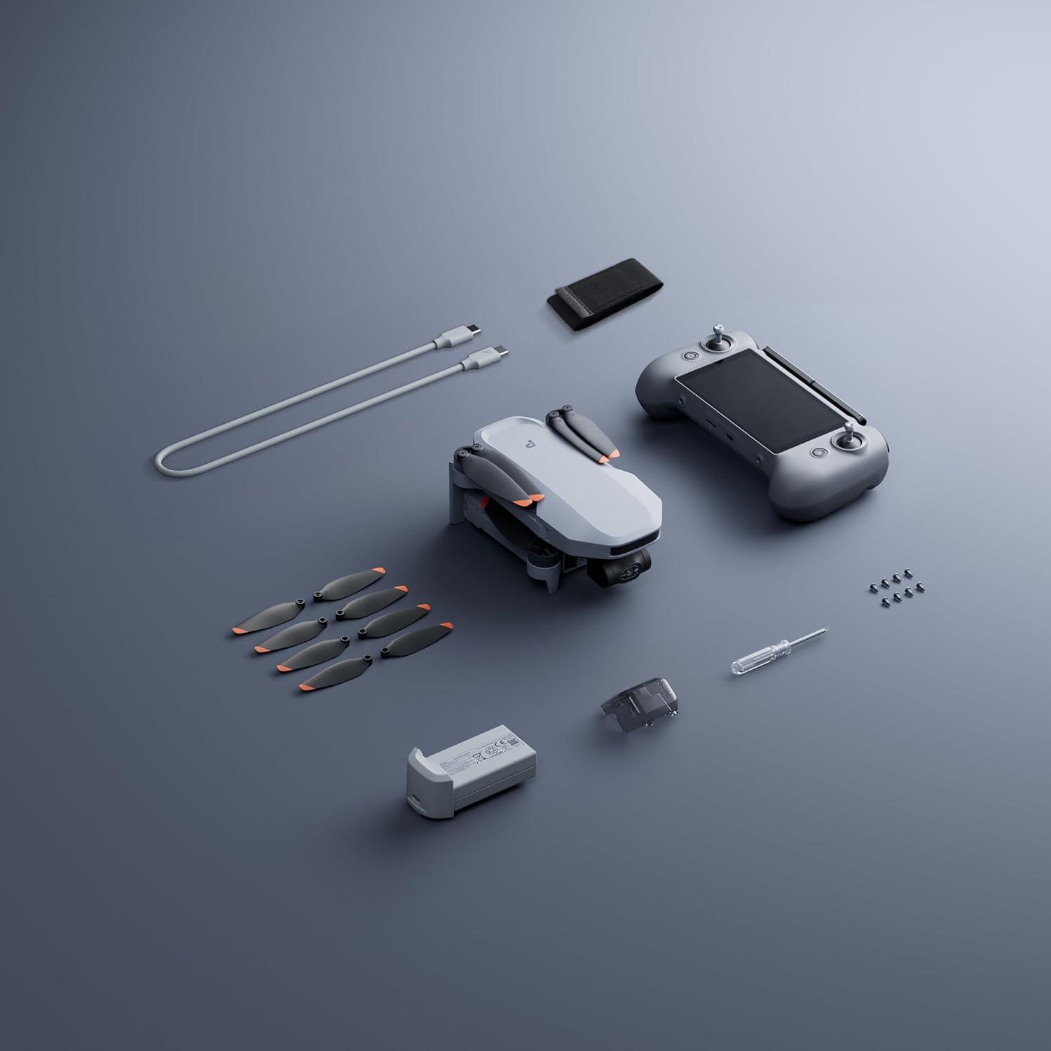 imagePotensic ATOM 2 Standard Kit with RC PTD 1 Drones with Camera for Adults 4K Video 8K Photo 10KM Transmission 3Axis Gimbal AI Track Vertical Shooting AI Night Shot Under 249g 32Min FlightStandard Kit RC PTD 1