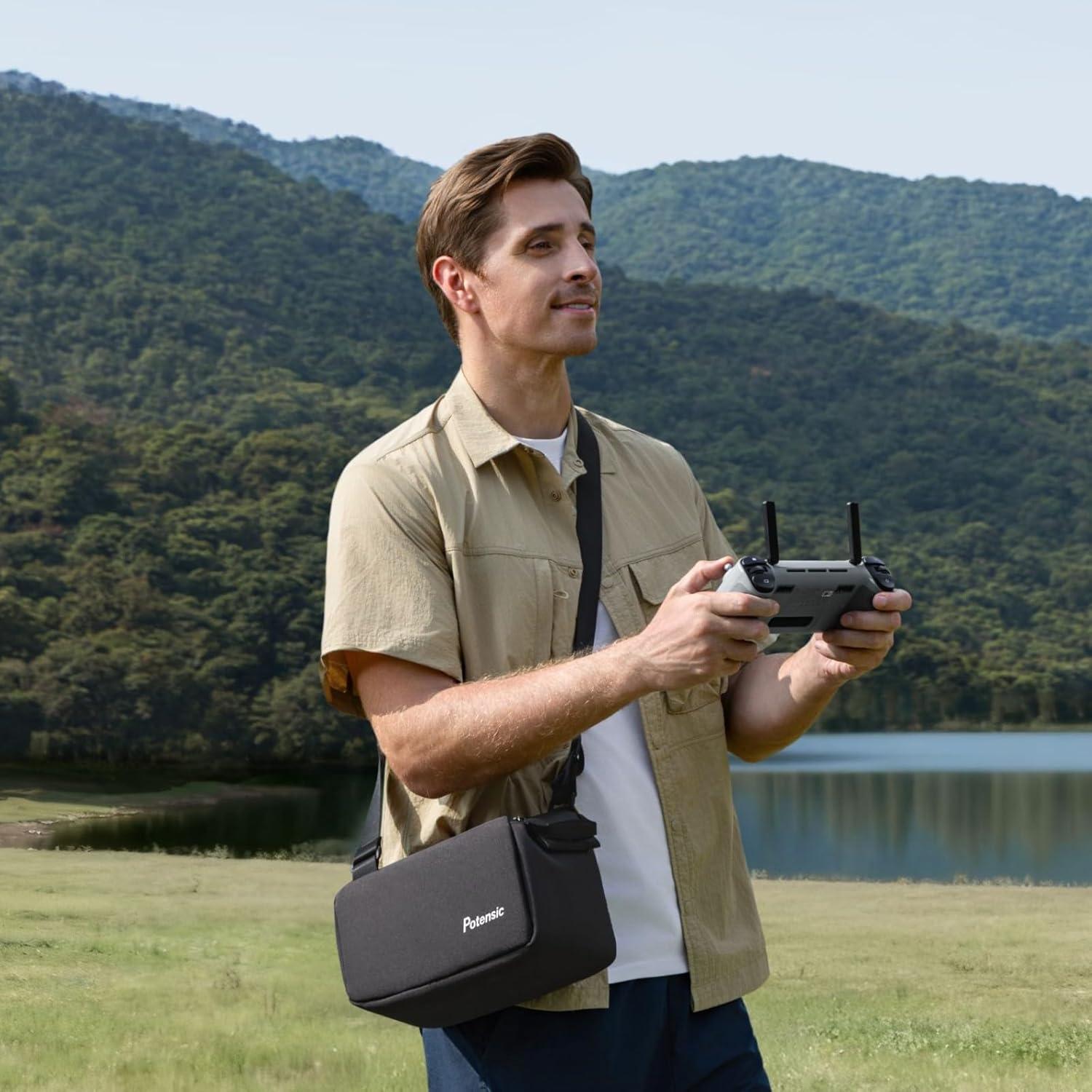 imagePotensic ATOM 2 Standard Kit with RC PTD 1 Drones with Camera for Adults 4K Video 8K Photo 10KM Transmission 3Axis Gimbal AI Track Vertical Shooting AI Night Shot Under 249g 32Min FlightFly More Combo RC PTD 1