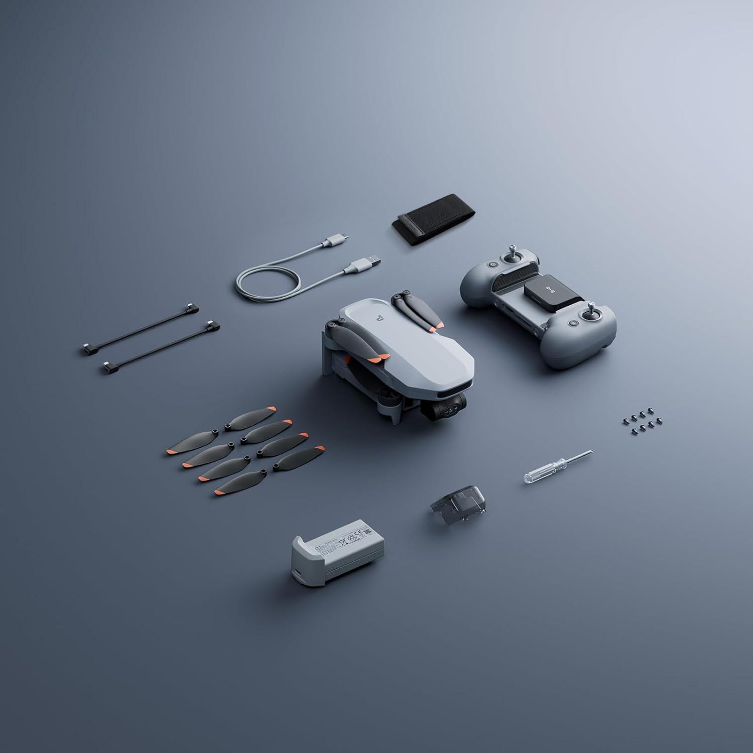 imagePotensic ATOM 2 Standard Kit with RC PTD 1 Drones with Camera for Adults 4K Video 8K Photo 10KM Transmission 3Axis Gimbal AI Track Vertical Shooting AI Night Shot Under 249g 32Min FlightStandard Kit