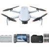 imagePotensic Atom 2 Drone with RC PTD 1 8K Photo Under 249g 3Axis Gimbal 10KM Transmission AI Track Vertical Shooting AI Night Shot Fly More Combo with 1 Extra Set of Propellers