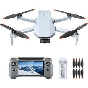 imagePotensic Atom 2 Drone with RC PTD 1 8K Photo Under 249g 3Axis Gimbal 10KM Transmission AI Track Vertical Shooting AI Night Shot Standard Kit with 1 Extra Set of Propellers