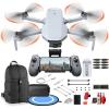 image:imagePotensic ATOM 2 Standard Kit Camera Drone Under 249g with 1 Battery AI Track and 10km Transmission APM2530121  64GB Card  Sling Backpack  Landing Pad  Cleaning Kit  More17pc Bundle1 Battery Standard Kit