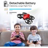 image:imagePotensic A20 Mini Drone for Kids and Beginners RC Nano Quadcopter 24G 6 Axis Altitude Hold Headless Mode Safe and Stable Flight 3 Batteries Great Gift Toy for Boys and Girls Redred