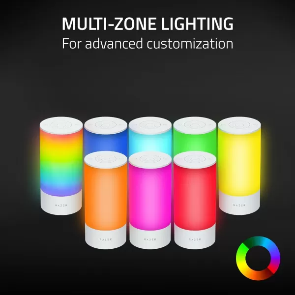 Razer Aether Lamp Pro MultiZone RGB LED Lighting  Touch Controls  Bluetooth  Game ampamp Music Sync  Works with Amazon Alexa Google Home  Razer Gamer Room App for Unified Control