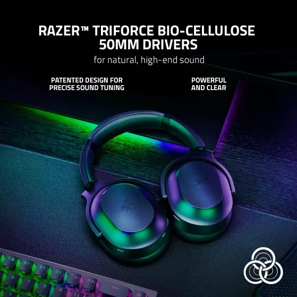 Razer Barracuda X Wireless Gaming ampamp Mobile Headset PC PlayStation Switch Android iOS 24GHz Wireless  Bluetooth  Lightweight  40mm Drivers  Detachable Mic  50 Hr Battery  Quartz PinkClassic Black
