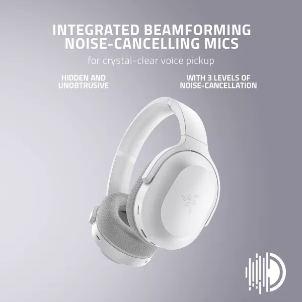 Razer Barracuda X Wireless Gaming ampamp Mobile Headset PC PlayStation Switch Android iOS 24GHz Wireless  Bluetooth  Lightweight  40mm Drivers  Detachable Mic  50 Hr Battery  Quartz PinkWhite