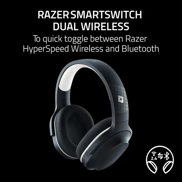 Razer Barracuda X Wireless Gaming ampamp Mobile Headset PC PlayStation Switch Android iOS 24GHz Wireless  Bluetooth  Lightweight  40mm Drivers  Detachable Mic  50 Hr Battery  Quartz PinkRoblox