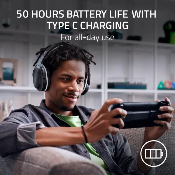Razer Barracuda X Wireless Gaming ampamp Mobile Headset PC PlayStation Switch Android iOS 24GHz Wireless  Bluetooth  Lightweight  40mm Drivers  Detachable Mic  50 Hr Battery  Quartz PinkRoblox