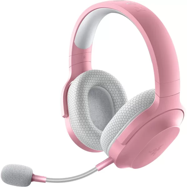Razer Barracuda X Wireless Gaming ampamp Mobile Headset PC PlayStation Switch Android iOS 24GHz Wireless  Bluetooth  Lightweight  40mm Drivers  Detachable Mic  50 Hr Battery  Quartz PinkPink