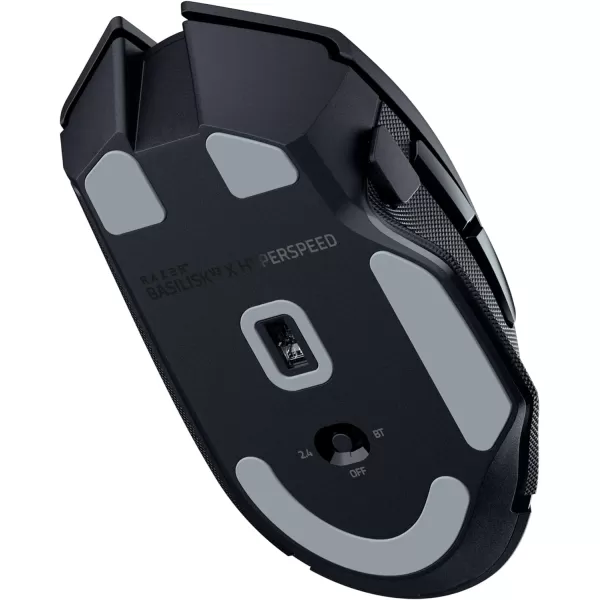 Razer Basilisk V3 X HyperSpeed Wireless Gaming Mouse Up to 285 Hr Battery  18K Optical Sensor  Mechanical Switches  Chroma RGB  9 Programmable Controls  Black