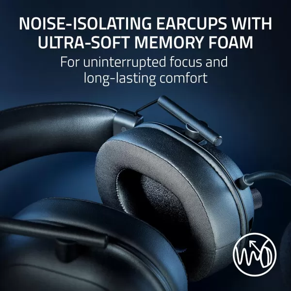 Razer BlackShark V2 HyperSpeed Wireless Gaming Headset 280g Lightweight  THX Spatial Audio  Bendable Mic  50mm Drivers  24GHz Bluetooth or USB  70 Hr Battery wUSB Type C Charging  Black