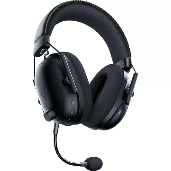 Razer BlackShark V2 Pro Wireless Gaming Headset Super Wideband Mic  Pro Tuned FPS Profiles  50mm Drivers  Plush Noise Isolating Earcups  70 Hr Battery  Bluetooth  for PC PS5 Switch  BlackBlack