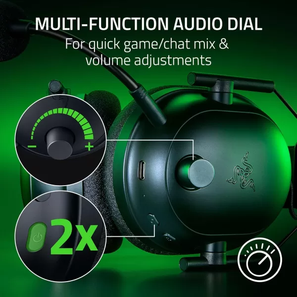 Razer BlackShark V2 Pro Wireless Gaming Headset Super Wideband Mic  Pro Tuned FPS Profiles  50mm Drivers  Plush Noise Isolating Earcups  70 Hr Battery  Bluetooth  for PC PS5 Switch  BlackBlack