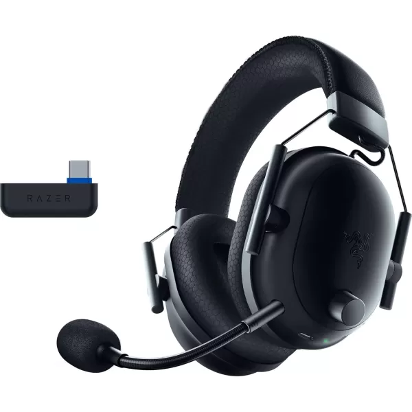 Razer BlackShark V2 Pro Wireless Gaming Headset Super Wideband Mic  Pro Tuned FPS Profiles  50mm Drivers  Plush Noise Isolating Earcups  70 Hr Battery  Bluetooth  for PC PS5 Switch  BlackBlack